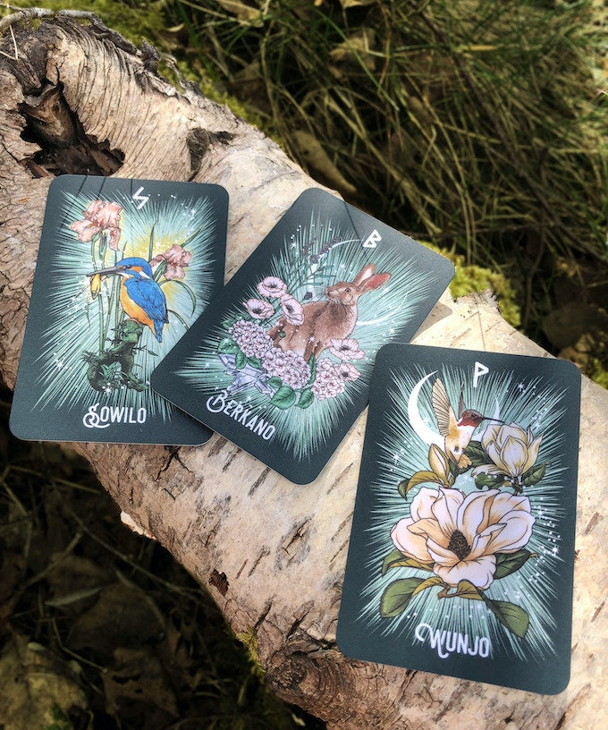 The Witch’s Familiar Runic Oracle Cards - Wicked Witcheries