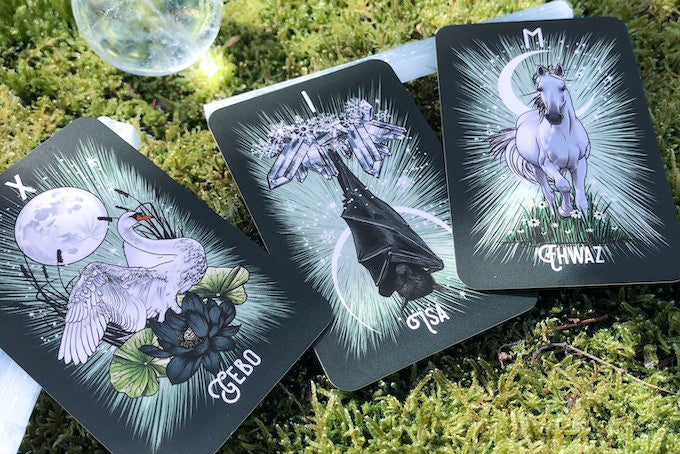 The Witch’s Familiar Runic Oracle Cards - Wicked Witcheries