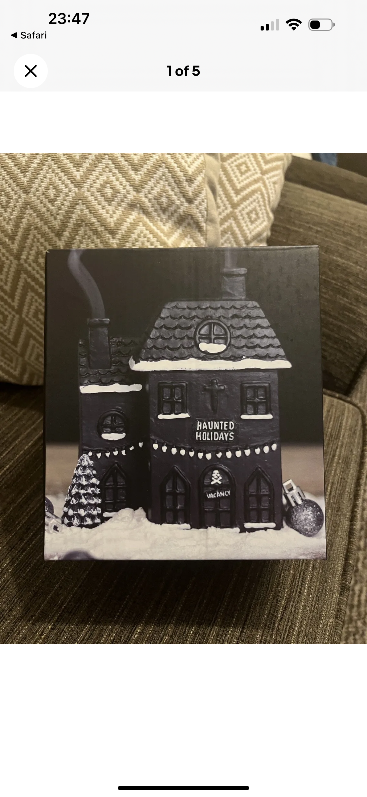 Haunted Holiday House Incense Cone Burner - Wicked Witcheries