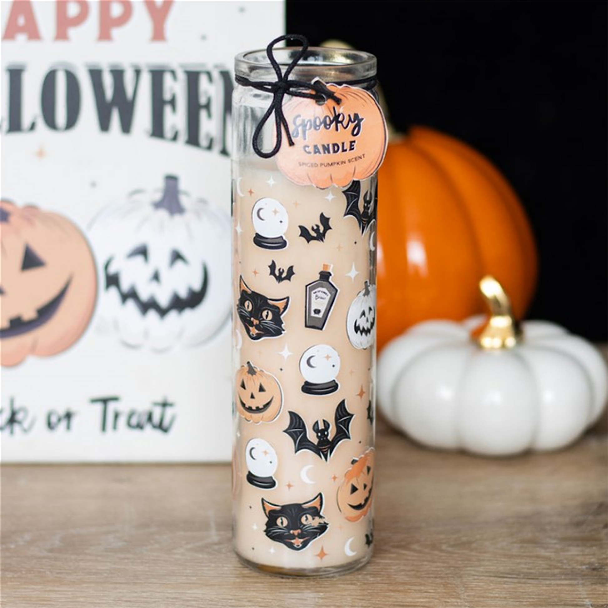 Spooky Spiced Pumpkin Tube Candle - Wicked Witcheries