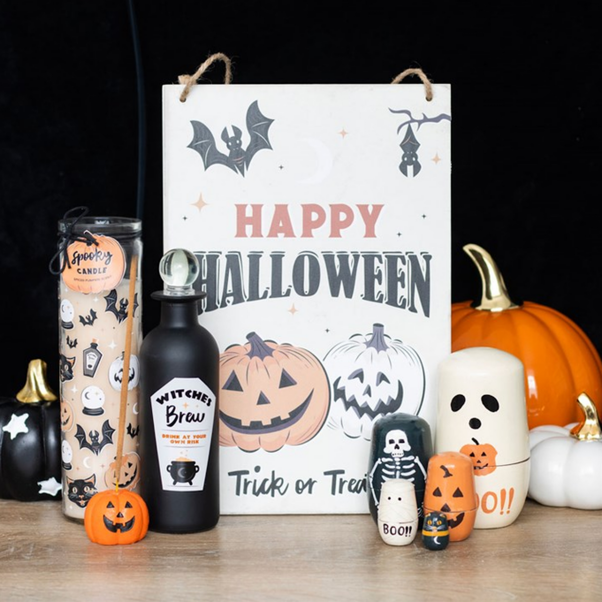 Spooky Spiced Pumpkin Tube Candle - Wicked Witcheries