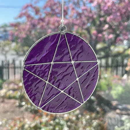 Mystical Pentagram Suncatcher - Wicked Witcheries