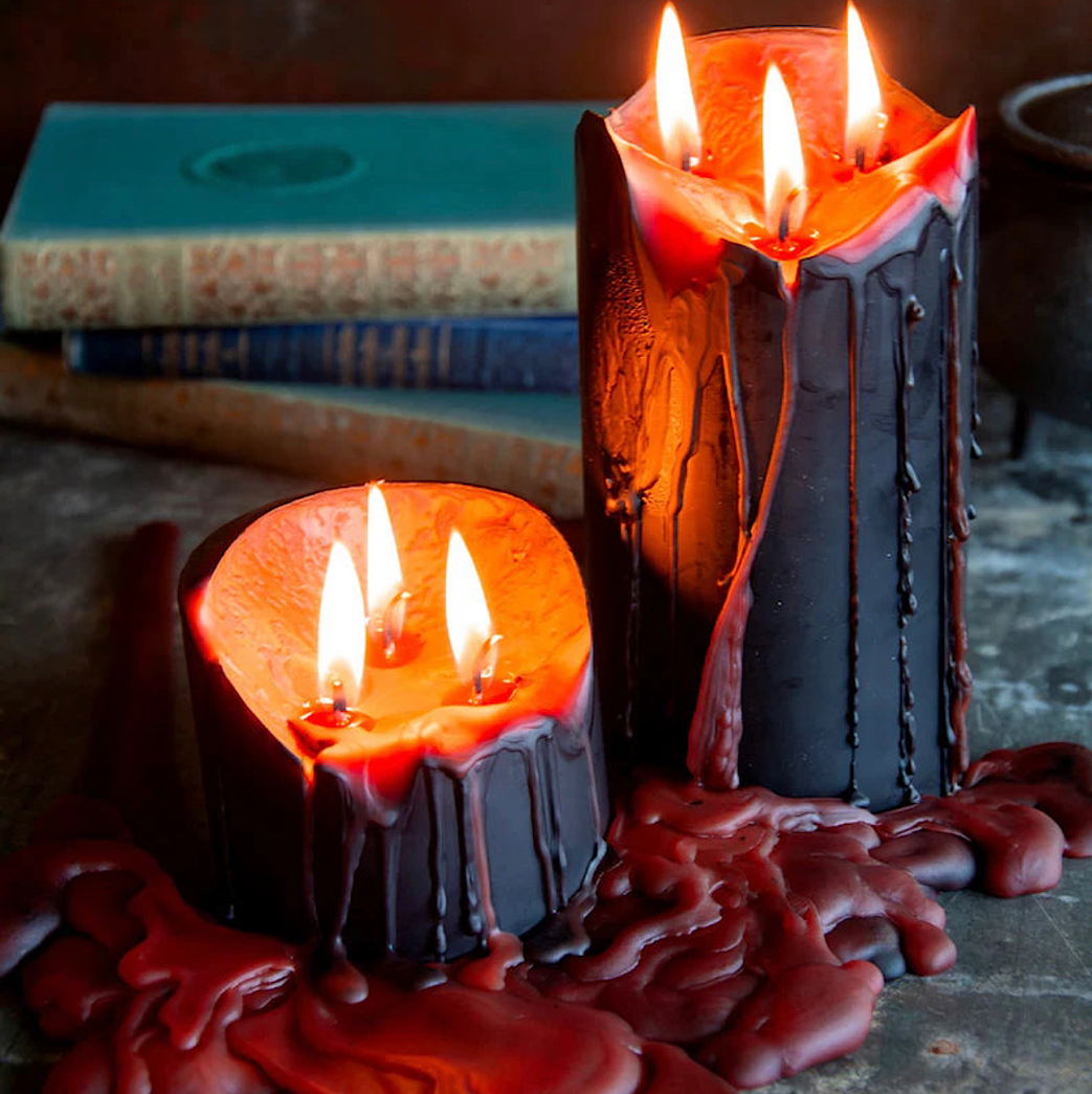 15cm Vampire Tears Pillar Candle - Wicked Witcheries