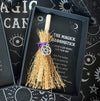 Pentagram Mini Magick Broomstick - Wicked Witcheries