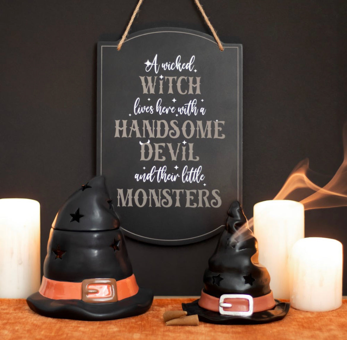 Witch Hat Incense Cone Burner - Wicked Witcheries