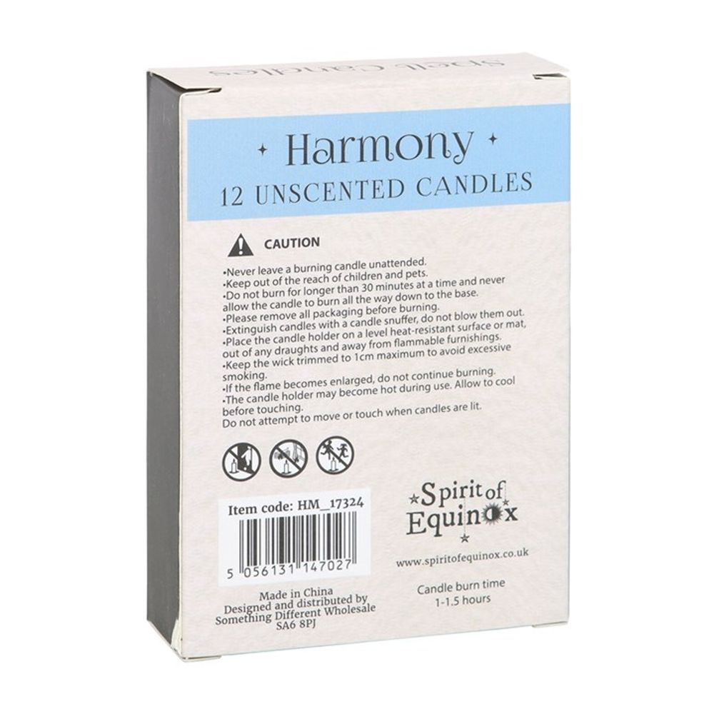 Pack of 12 Harmony Spell Candles - Wicked Witcheries