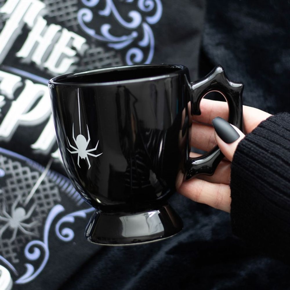 Black Spider Teacup - Wicked Witcheries