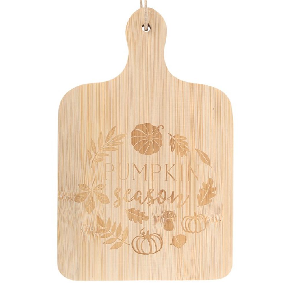 Pumpkin Season Bamboo Serving Board - Wicked Witcheries