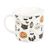 Spooky Cat and Pumpkin Print Mug - Wicked Witcheries