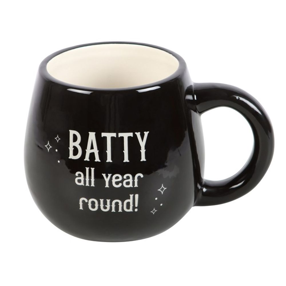 Batty All Year Round Rounded Peekaboo Mug - Wicked Witcheries