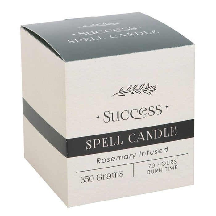 Rosemary Infused Success Spell Candle - Wicked Witcheries