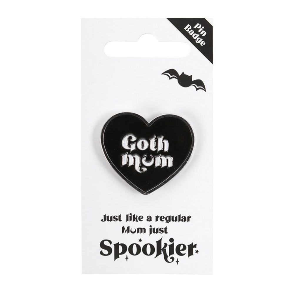 Goth Mum Pin Badge - Wicked Witcheries