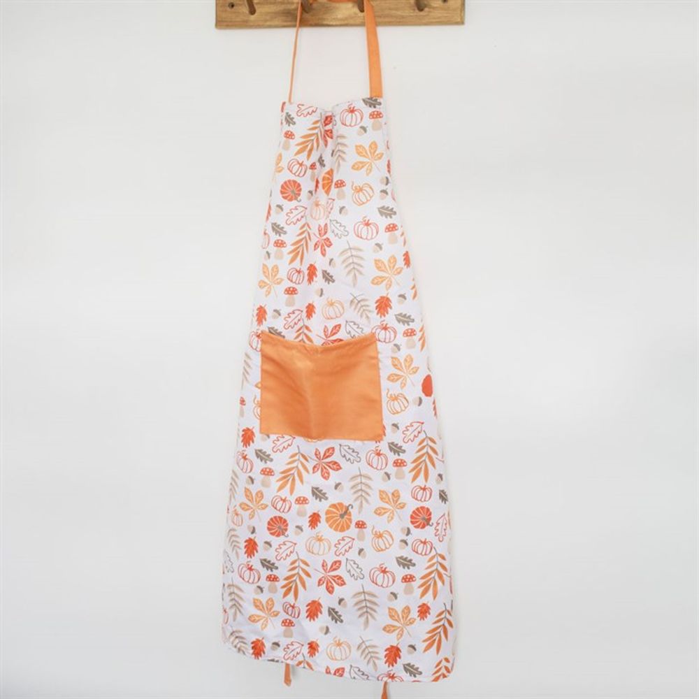 Autumn Leaves and Pumpkins Apron - Wicked Witcheries