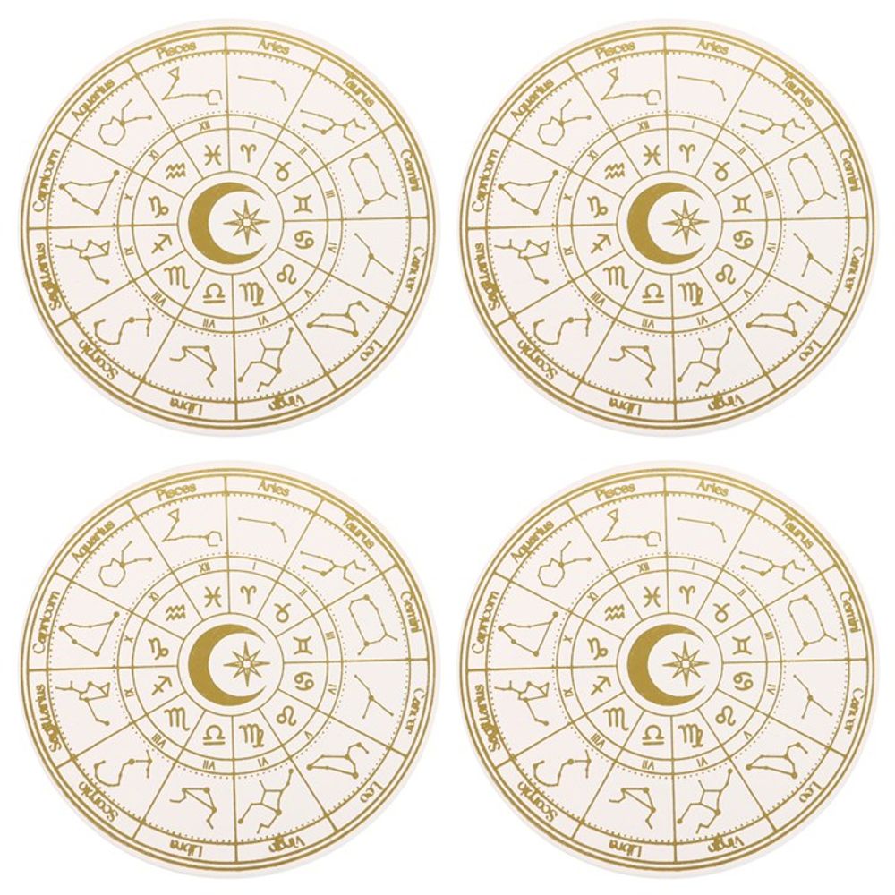 Astrology Wheel Coaster Set - Wicked Witcheries