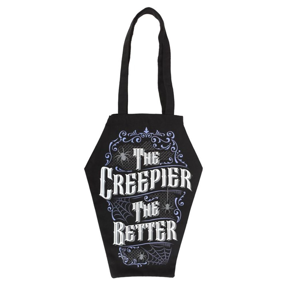 The Creepier the Better Coffin Shaped Tote Bag - Wicked Witcheries