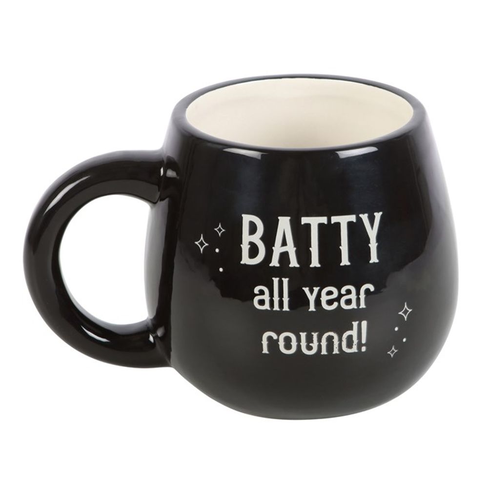 Batty All Year Round Rounded Peekaboo Mug - Wicked Witcheries