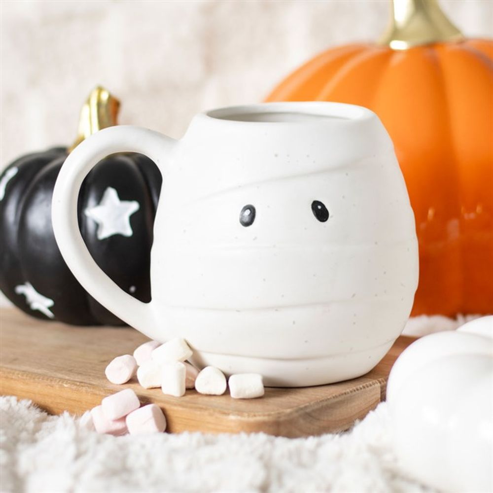 Mummy Shaped Rounded Mug - Wicked Witcheries