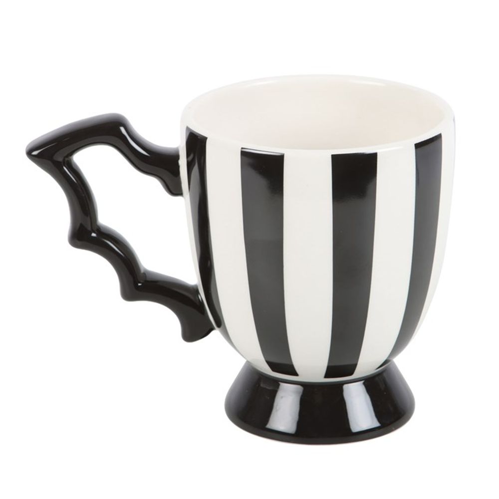 Striped Bat Wing Teacup - Wicked Witcheries