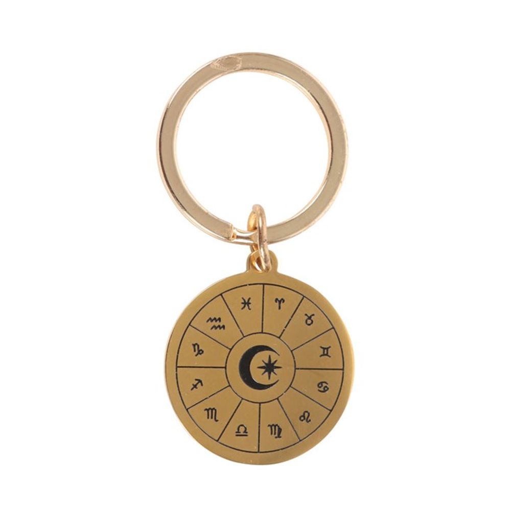 Astrology Wheel Keyring - Wicked Witcheries