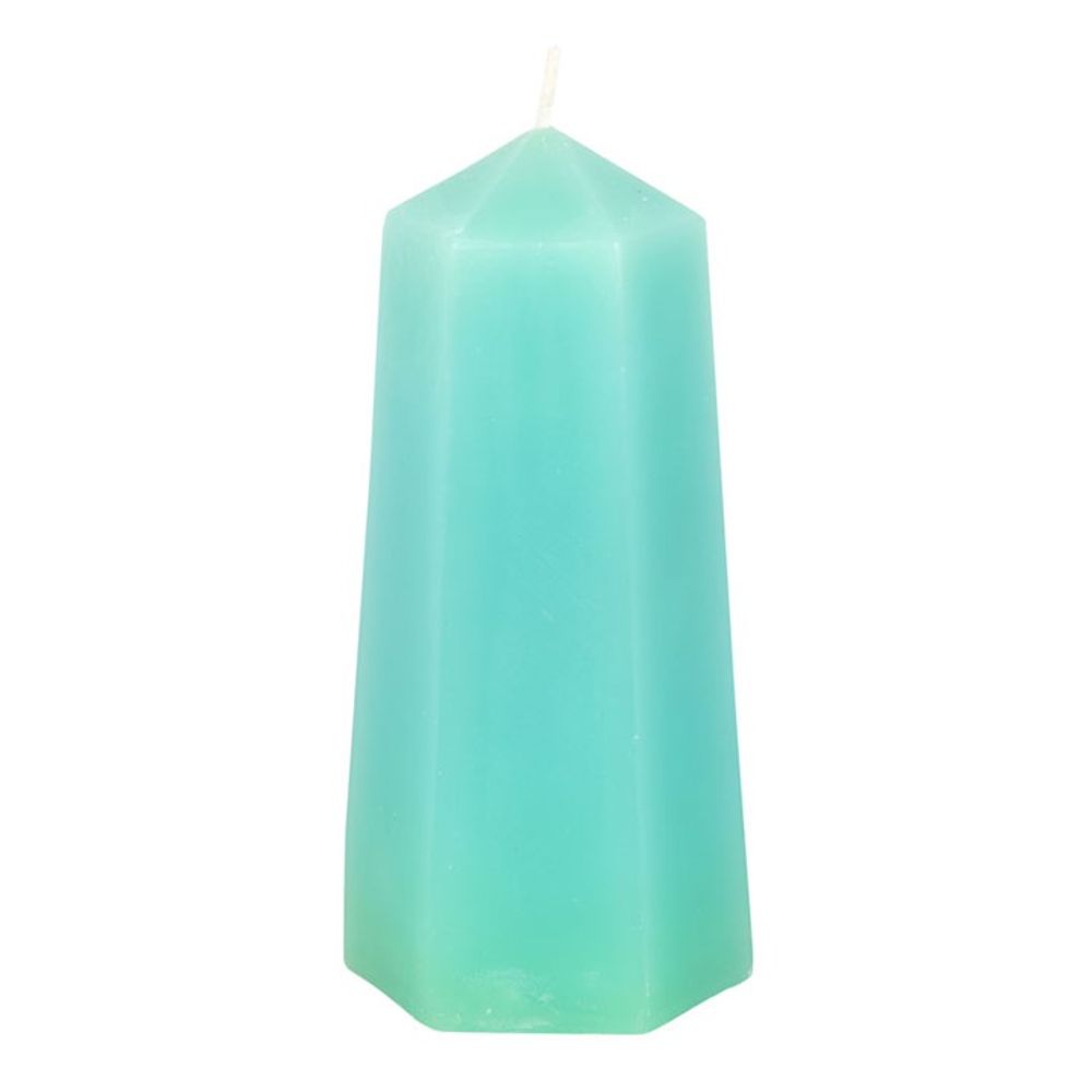 Luck Crystal Candle with Rough Green Aventurine - Wicked Witcheries