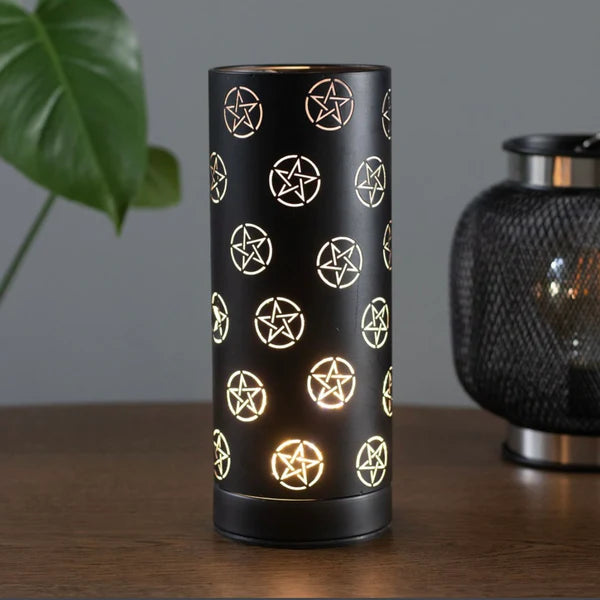 Black Pentagram Aroma Lamp - Wicked Witcheries