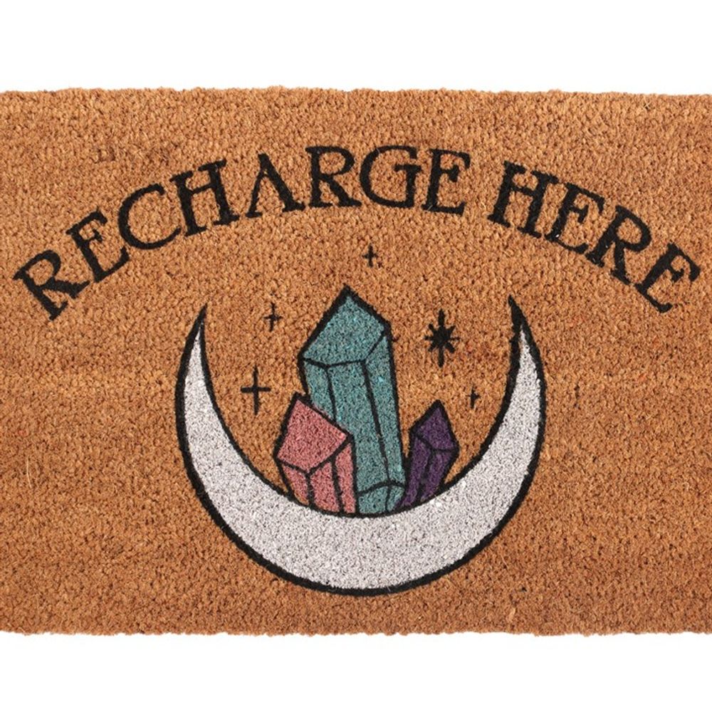 Natural Recharge Here Crystal Doormat - Wicked Witcheries