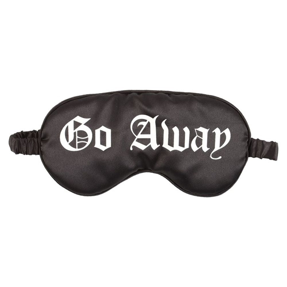 Go Away Gothic Satin Sleep Mask - Wicked Witcheries