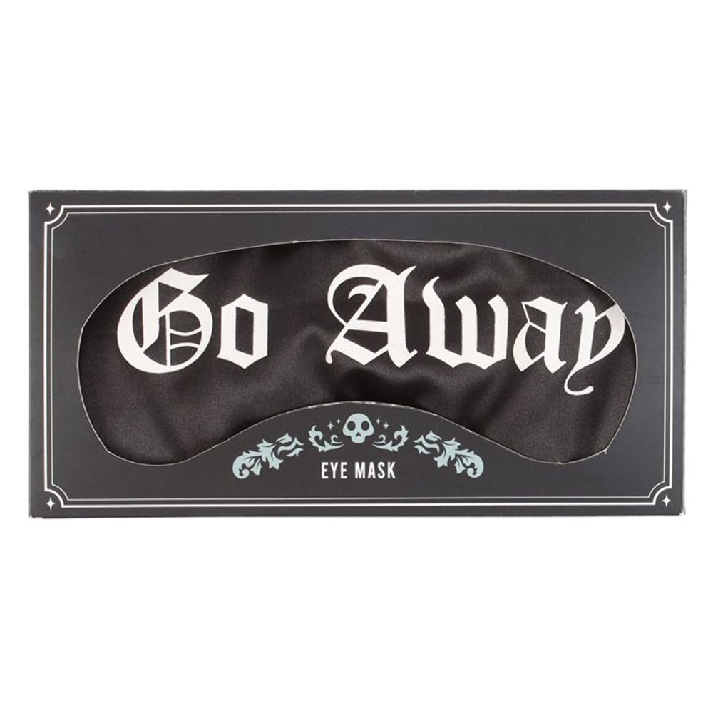 Go Away Gothic Satin Sleep Mask - Wicked Witcheries