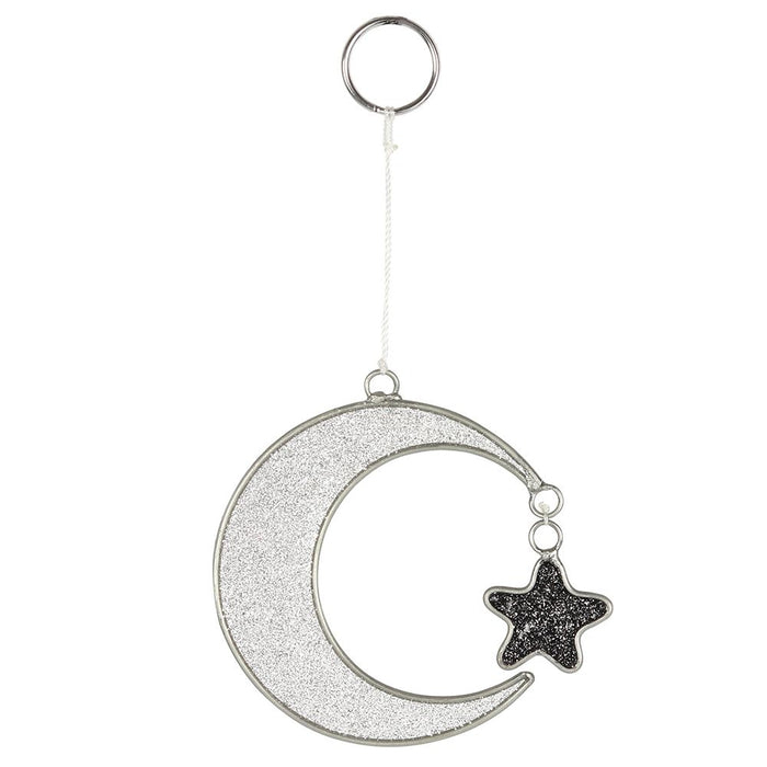 Mystical Crescent Moon Suncatcher - Wicked Witcheries