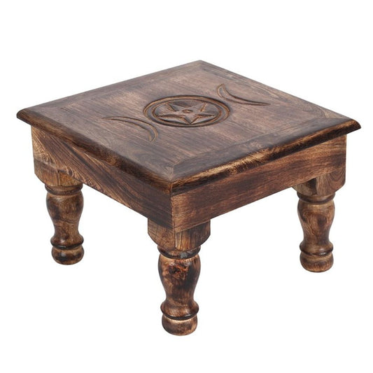 Triple Moon Altar Table - Wicked Witcheries