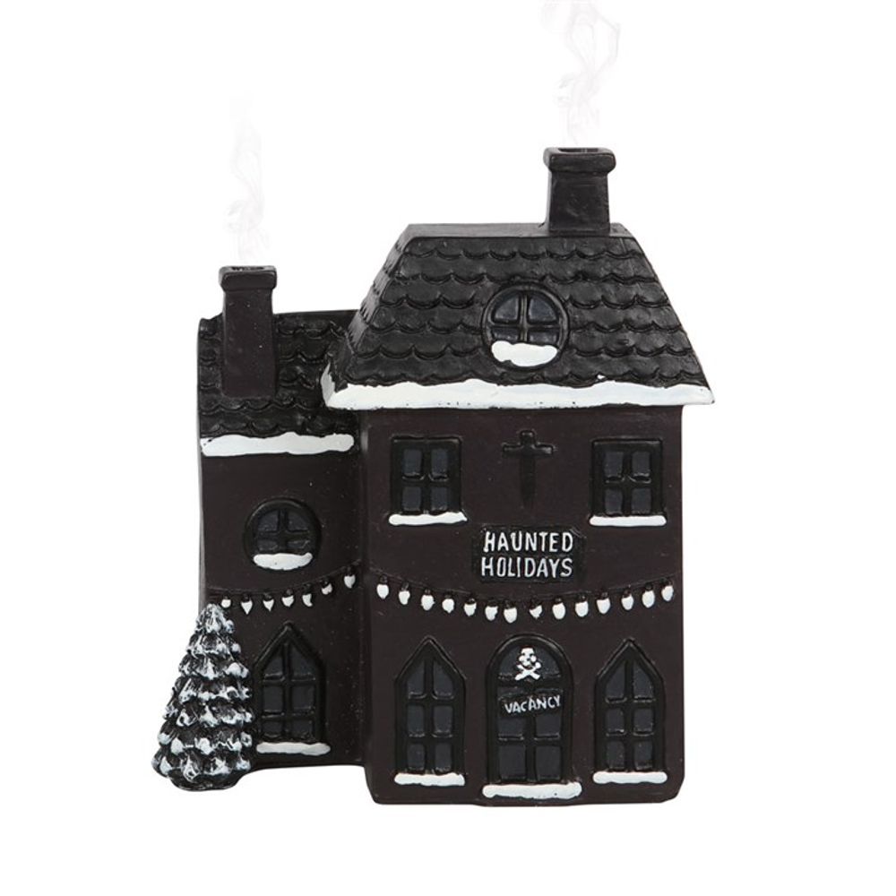 Haunted Holiday House Incense Cone Burner - Wicked Witcheries