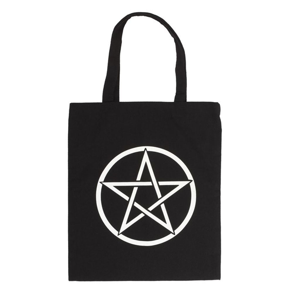 Pentagram Cotton Tote Bag - Wicked Witcheries