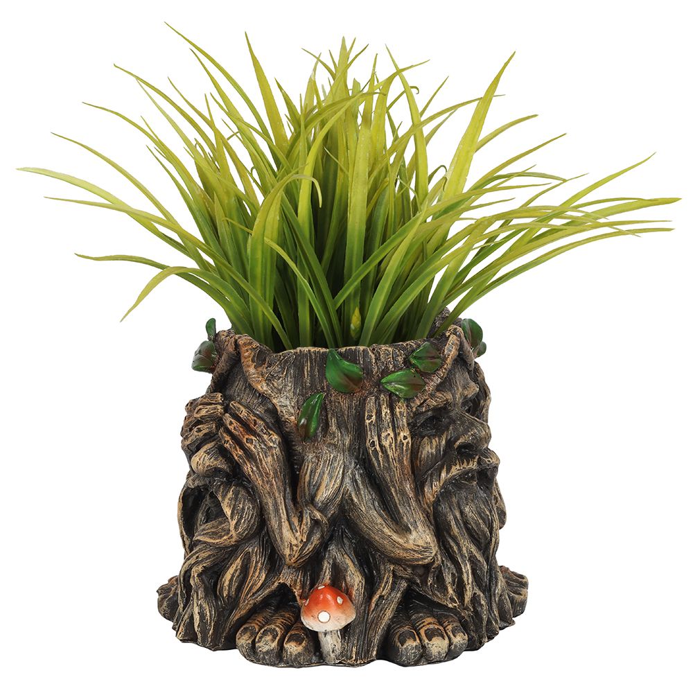 14cm Green Man Plant Pot - Wicked Witcheries