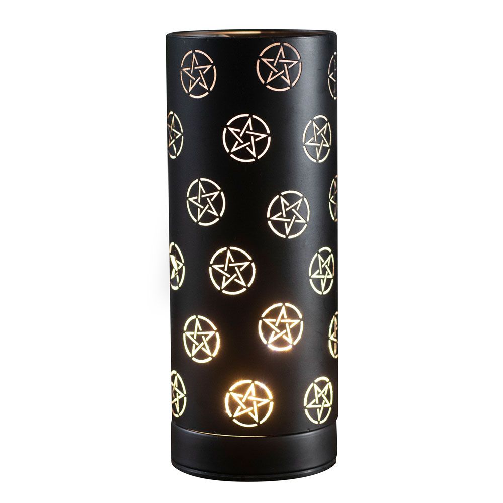 Black Pentagram Aroma Lamp - Wicked Witcheries